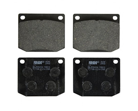 Brake Pad Set, disc brake PREMIER ECO FRICTION FDB818 Ferodo