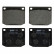 Brake Pad Set, disc brake PREMIER ECO FRICTION FDB818 Ferodo