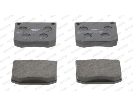 Brake Pad Set, disc brake PREMIER ECO FRICTION FDB818 Ferodo, Image 3