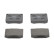 Brake Pad Set, disc brake PREMIER ECO FRICTION FDB818 Ferodo, Thumbnail 3