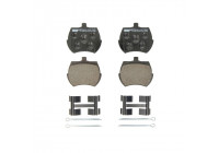 Brake Pad Set, disc brake PREMIER ECO FRICTION FDB824 Ferodo