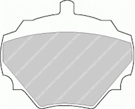 Brake Pad Set, disc brake PREMIER ECO FRICTION FDB844 Ferodo, Image 2