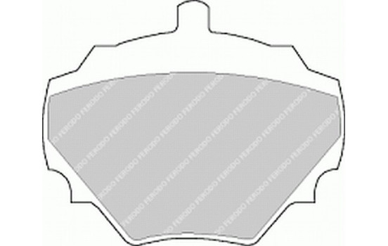 Brake Pad Set, disc brake PREMIER ECO FRICTION FDB844 Ferodo, Image 2