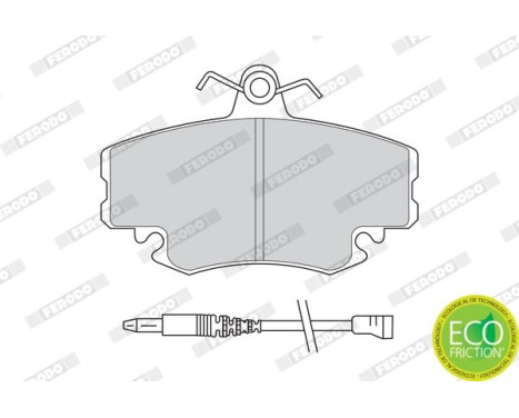 Brake Pad Set, disc brake PREMIER ECO FRICTION FDB845 Ferodo, Image 4