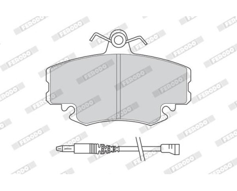 Brake Pad Set, disc brake PREMIER ECO FRICTION FDB845 Ferodo, Image 4
