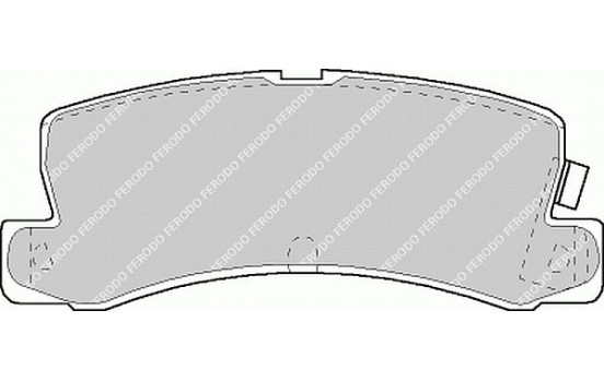 Brake Pad Set, disc brake PREMIER ECO FRICTION FDB848 Ferodo, Image 2