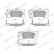 Brake Pad Set, disc brake PREMIER ECO FRICTION FDB848 Ferodo, Thumbnail 3