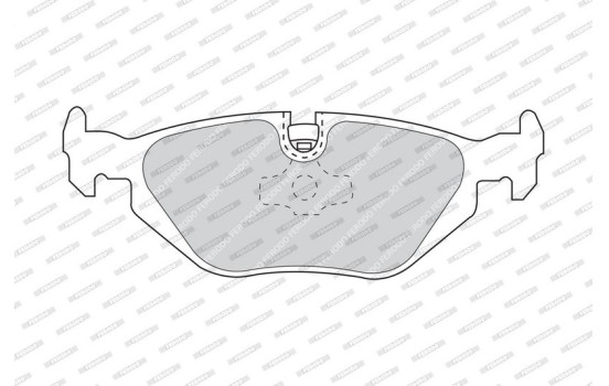Brake Pad Set, disc brake PREMIER ECO FRICTION FDB850 Ferodo, Image 3