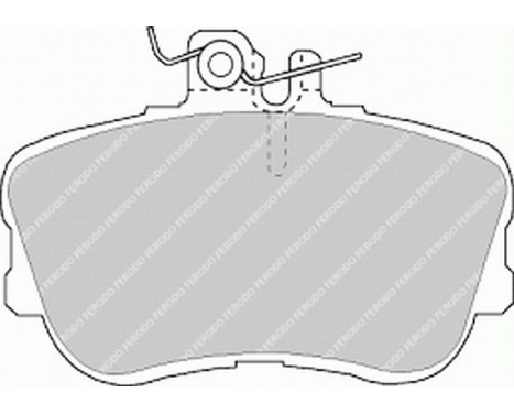 Brake Pad Set, disc brake PREMIER ECO FRICTION FDB854 Ferodo, Image 2