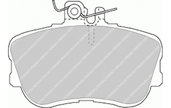 Brake Pad Set, disc brake PREMIER ECO FRICTION FDB854 Ferodo, Image 2