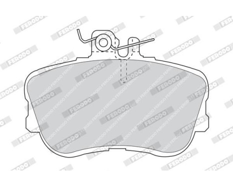 Brake Pad Set, disc brake PREMIER ECO FRICTION FDB854 Ferodo, Image 4
