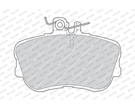 Brake Pad Set, disc brake PREMIER ECO FRICTION FDB854 Ferodo, Image 4