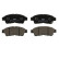 Brake Pad Set, disc brake PREMIER ECO FRICTION FDB867 Ferodo