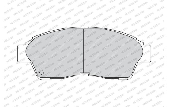 Brake Pad Set, disc brake PREMIER ECO FRICTION FDB867 Ferodo, Image 4