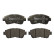 Brake Pad Set, disc brake PREMIER ECO FRICTION FDB868 Ferodo