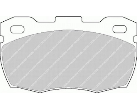 Brake Pad Set, disc brake PREMIER ECO FRICTION FDB871 Ferodo, Image 2