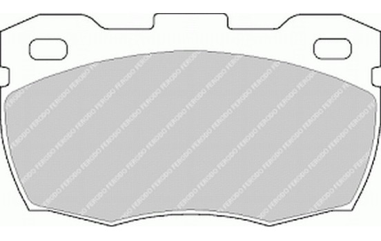 Brake Pad Set, disc brake PREMIER ECO FRICTION FDB871 Ferodo, Image 2