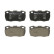 Brake Pad Set, disc brake PREMIER ECO FRICTION FDB871 Ferodo