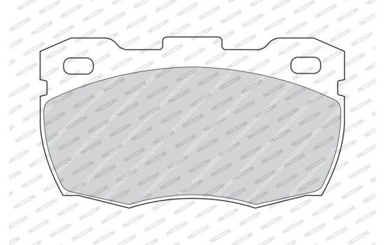 Brake Pad Set, disc brake PREMIER ECO FRICTION FDB871 Ferodo, Image 4