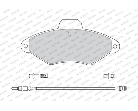 Brake Pad Set, disc brake PREMIER ECO FRICTION FDB874 Ferodo, Image 4