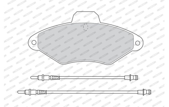 Brake Pad Set, disc brake PREMIER ECO FRICTION FDB874 Ferodo, Image 4