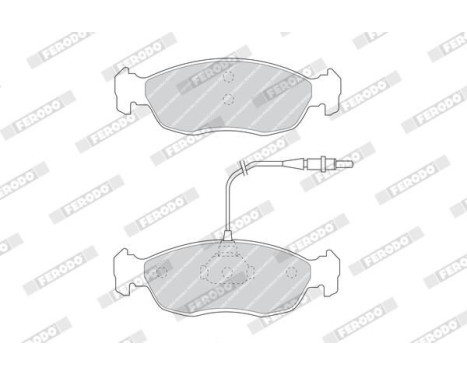 Brake Pad Set, disc brake PREMIER ECO FRICTION FDB876 Ferodo, Image 3
