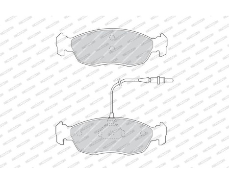 Brake Pad Set, disc brake PREMIER ECO FRICTION FDB876 Ferodo, Image 3