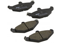 Brake Pad Set, disc brake PREMIER ECO FRICTION FDB878 Ferodo