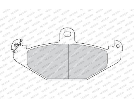 Brake Pad Set, disc brake PREMIER ECO FRICTION FDB878 Ferodo, Image 4