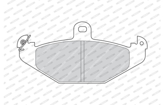 Brake Pad Set, disc brake PREMIER ECO FRICTION FDB878 Ferodo, Image 4