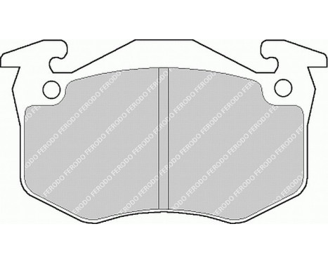 Brake Pad Set, disc brake PREMIER ECO FRICTION FDB881 Ferodo, Image 2