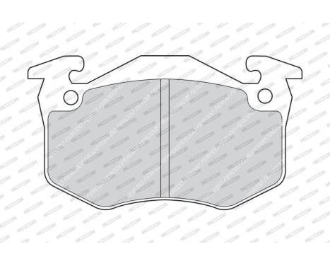 Brake Pad Set, disc brake PREMIER ECO FRICTION FDB881 Ferodo, Image 4