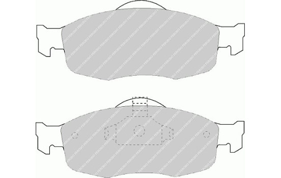 Brake Pad Set, disc brake PREMIER ECO FRICTION FDB884 Ferodo, Image 2