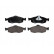 Brake Pad Set, disc brake PREMIER ECO FRICTION FDB884 Ferodo