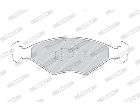 Brake Pad Set, disc brake PREMIER ECO FRICTION FDB896 Ferodo, Image 2