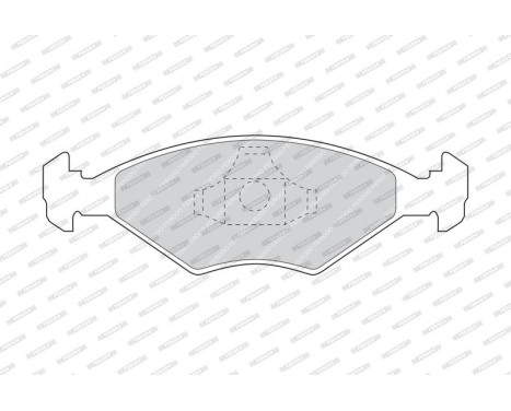 Brake Pad Set, disc brake PREMIER ECO FRICTION FDB896 Ferodo, Image 2