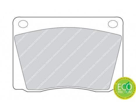 Brake Pad Set, disc brake PREMIER ECO FRICTION FDB9 Ferodo