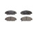 Brake Pad Set, disc brake PREMIER ECO FRICTION FDB904 Ferodo