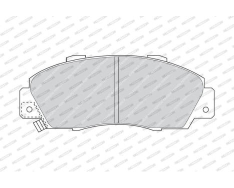 Brake Pad Set, disc brake PREMIER ECO FRICTION FDB905 Ferodo, Image 4