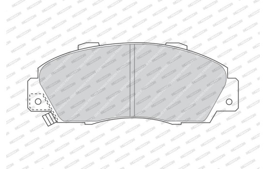 Brake Pad Set, disc brake PREMIER ECO FRICTION FDB905 Ferodo, Image 4