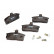 Brake Pad Set, disc brake PREMIER ECO FRICTION FDB906 Ferodo