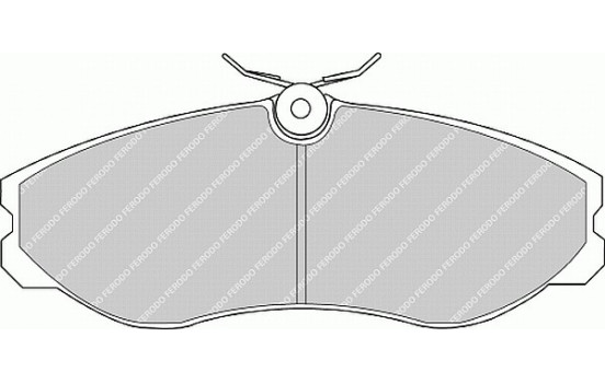 Brake Pad Set, disc brake PREMIER ECO FRICTION FDB909 Ferodo, Image 2
