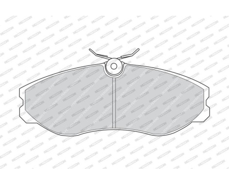 Brake Pad Set, disc brake PREMIER ECO FRICTION FDB909 Ferodo, Image 4