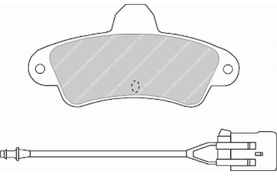 Brake Pad Set, disc brake PREMIER ECO FRICTION FDB913 Ferodo, Image 2