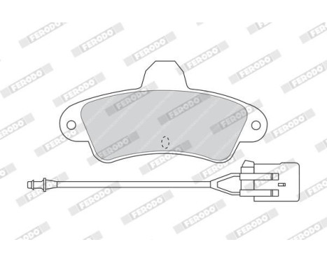 Brake Pad Set, disc brake PREMIER ECO FRICTION FDB913 Ferodo, Image 4