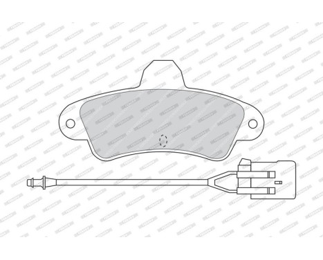 Brake Pad Set, disc brake PREMIER ECO FRICTION FDB913 Ferodo, Image 4