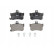 Brake Pad Set, disc brake PREMIER ECO FRICTION FDB917 Ferodo