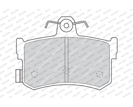 Brake Pad Set, disc brake PREMIER ECO FRICTION FDB917 Ferodo, Image 3