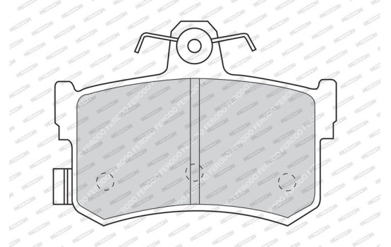 Brake Pad Set, disc brake PREMIER ECO FRICTION FDB917 Ferodo, Image 3