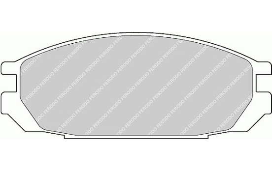 Brake Pad Set, disc brake PREMIER ECO FRICTION FDB937 Ferodo, Image 2